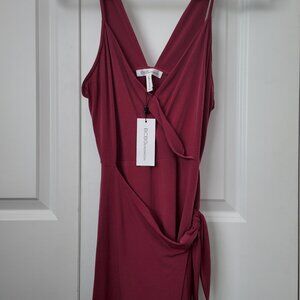 BCBGeneration Maroon Pink Wrap Dress Size XS